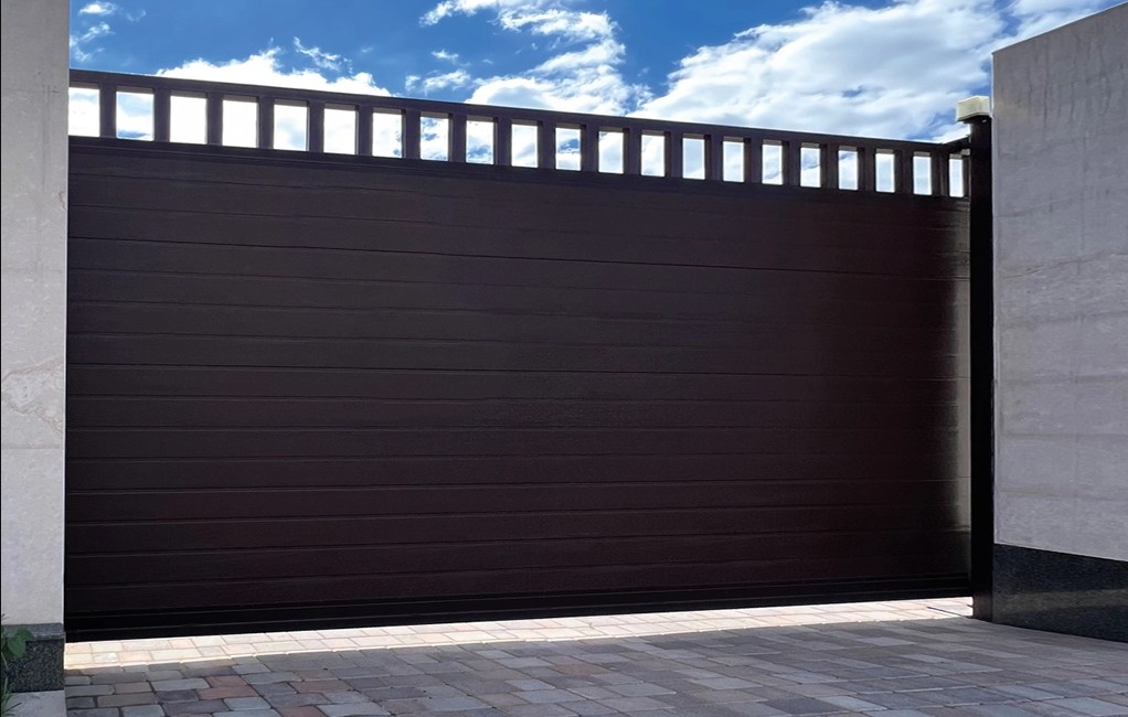 Откатные уличные ворота